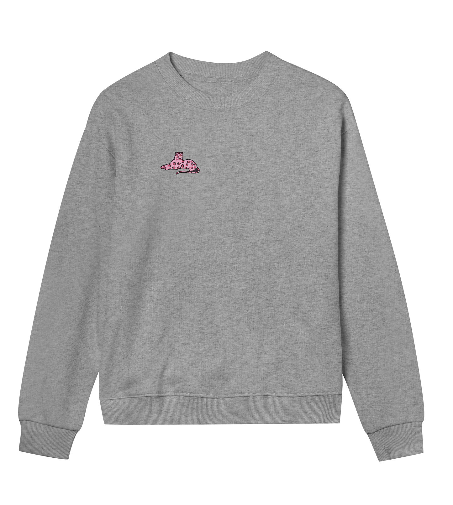 Pink Leopard Print DB Panther Sweatshirt: Unleash Your Wild Elegance