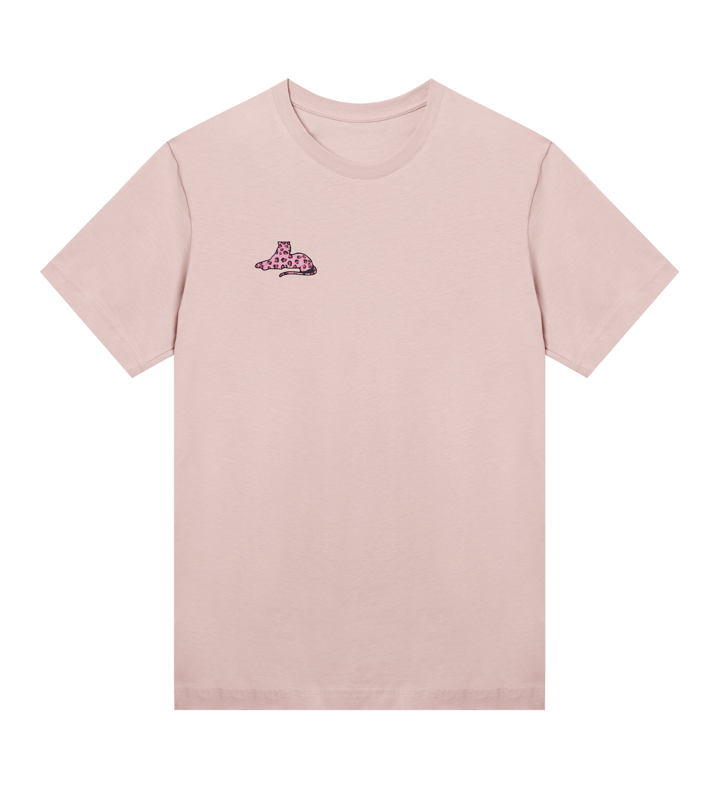 Pink Leopard Print T-Shirt: Roar with Style and Elegance