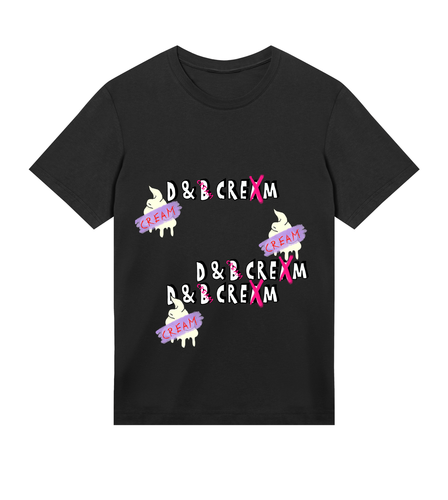 Mens DB Pink X Cream T-Shirt