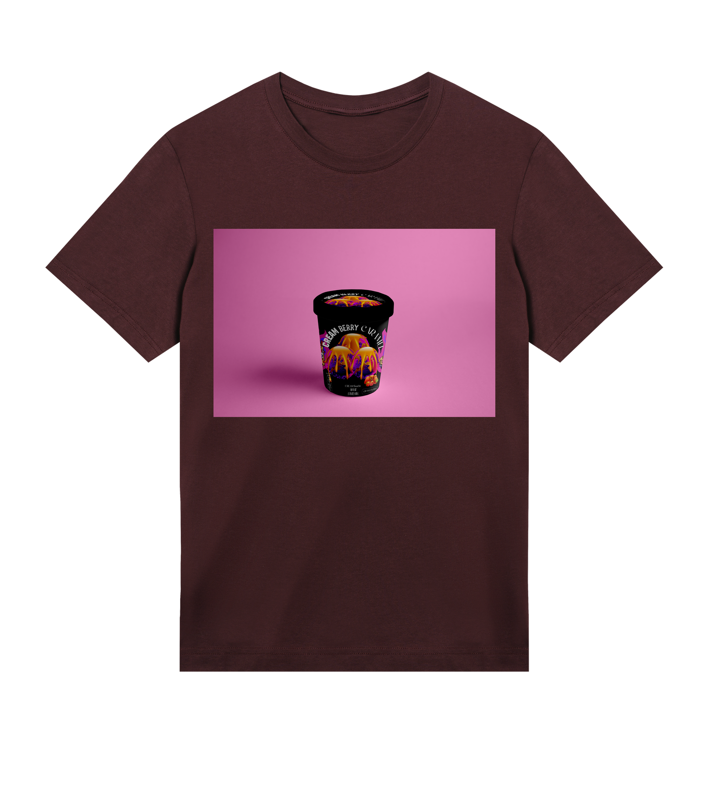 Mens DB CREAM 'Berry Caramel' T-Shirt