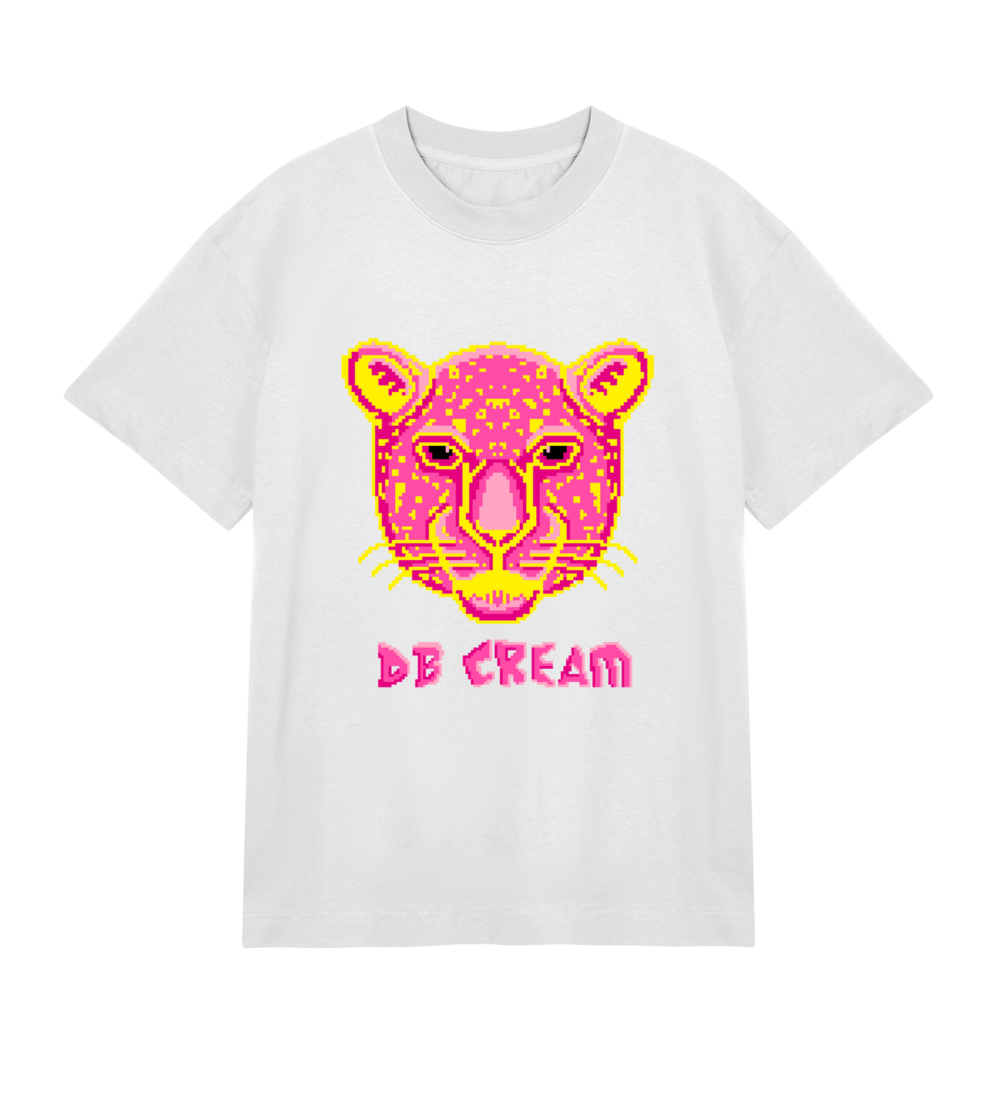 Mens DB CREAM Pink Panther T-Shirt