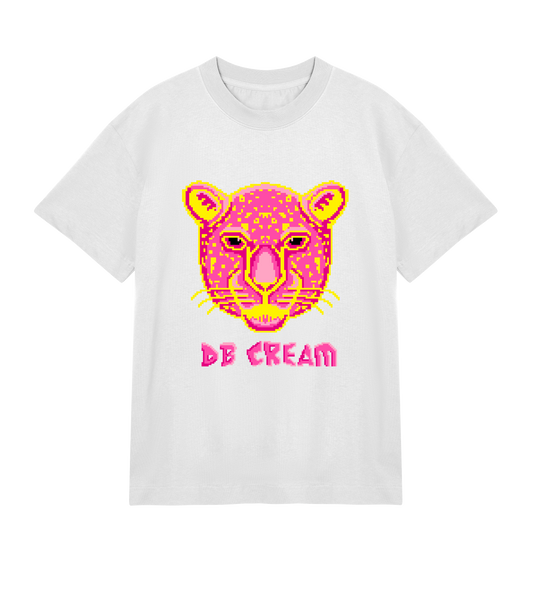 Mens DB CREAM Pink Panther T-Shirt