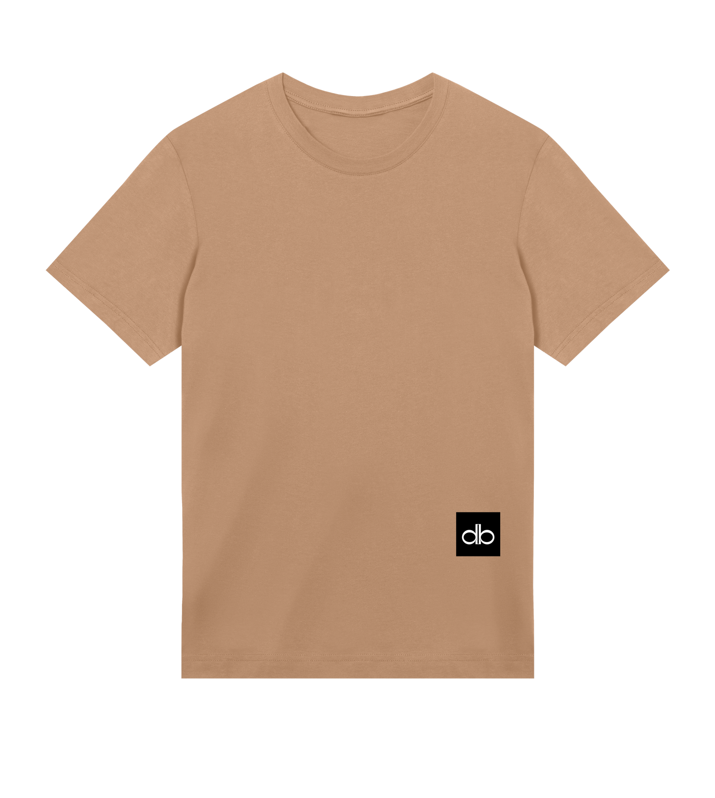 Mens DB CREAM db Logo Block T-Shirt