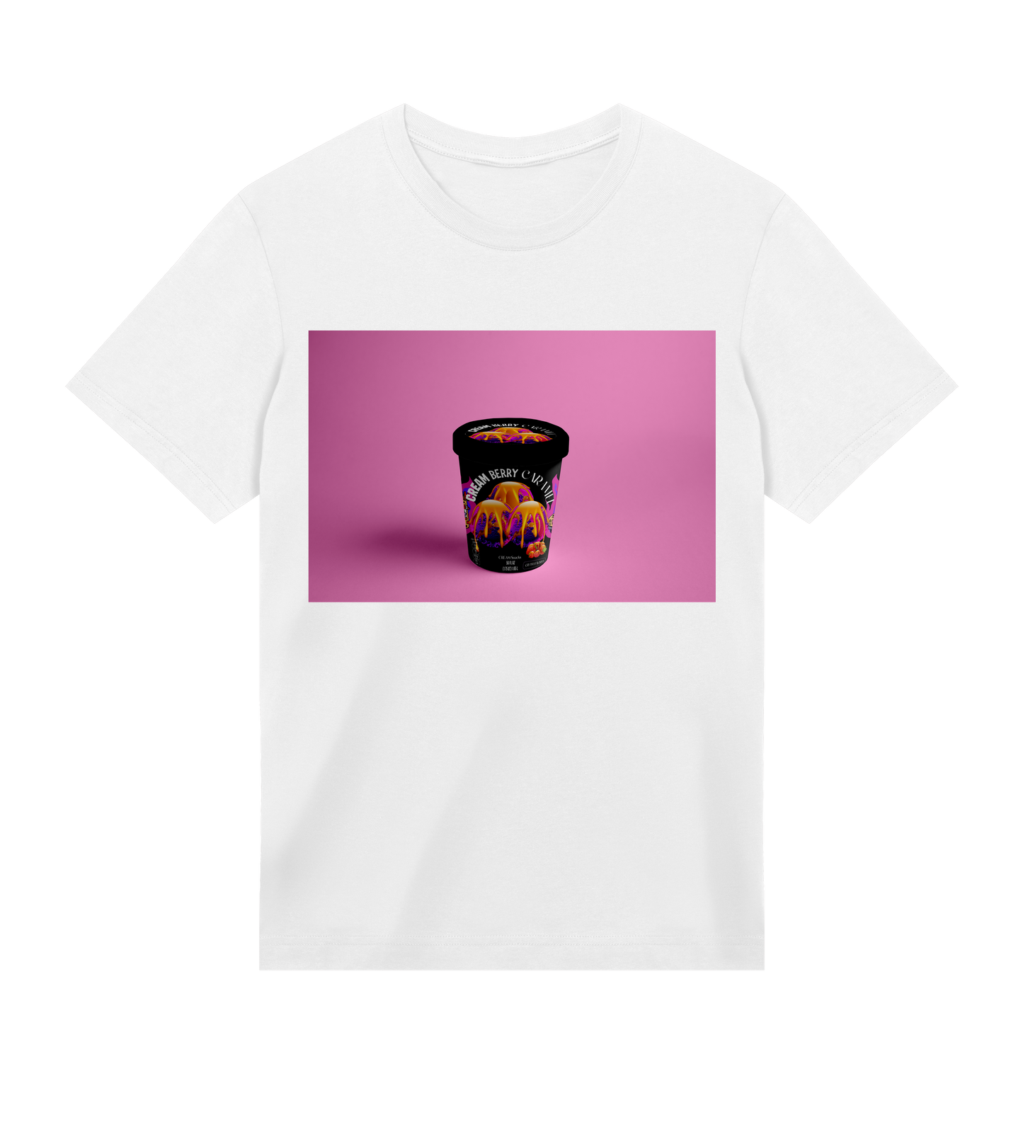 Mens DB CREAM 'Berry Caramel' T-Shirt