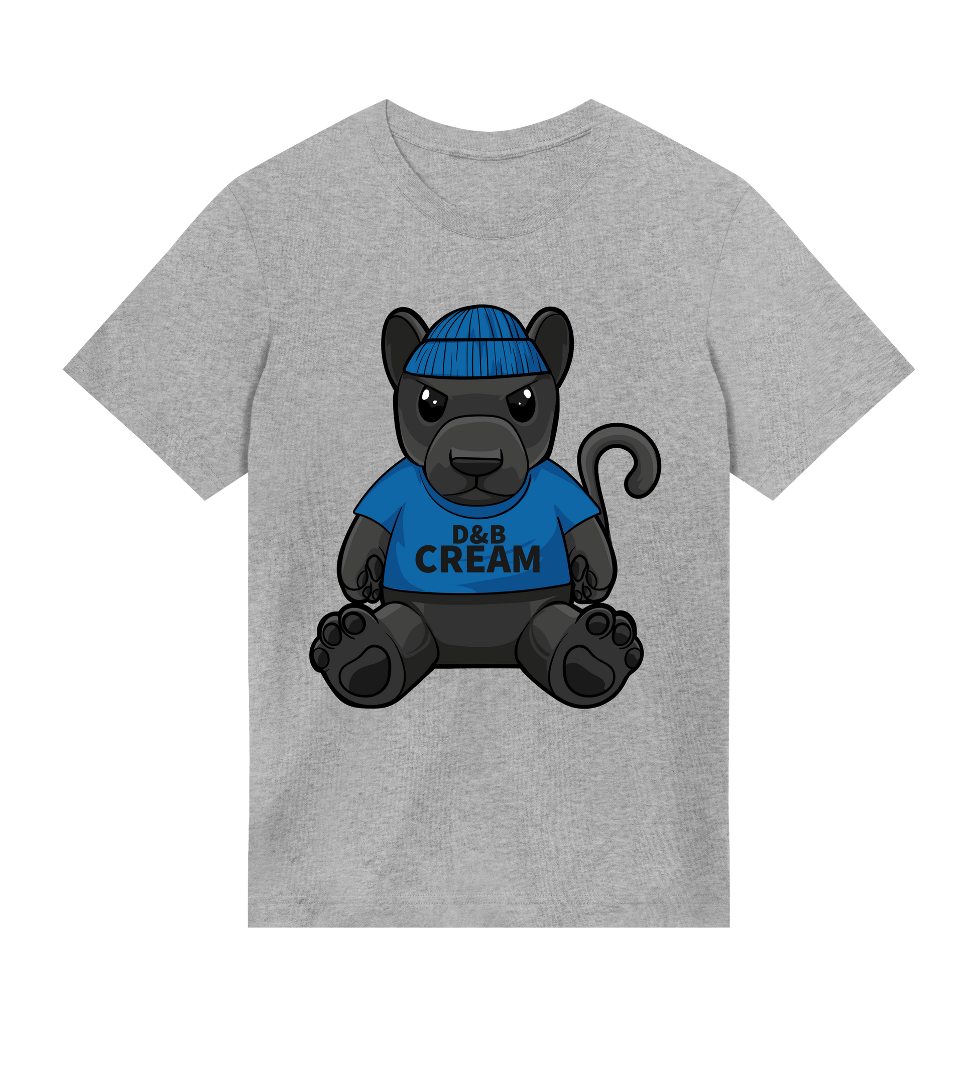 D&B CREAM Baby Panther T-Shirt: Unleash Playful Style